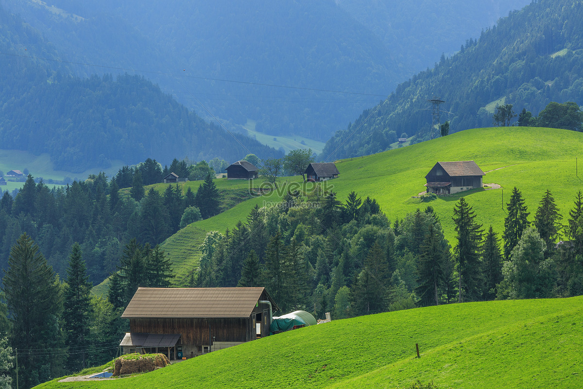 ảnh Thụy Sĩ Phong Cảnh Núi Cao Tải Xuống Miễn Phí, ảnh rất đẹp, đồng cỏ,  thảo nguyên đẹp Trên Lovepik