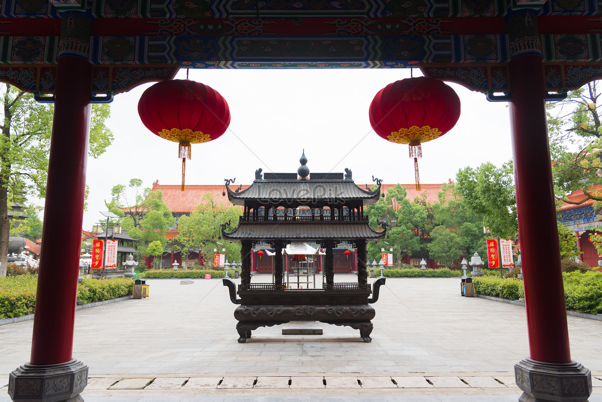 Kaifu Chan Temple Hefei Anhui Province Picture And HD Photos | Free ...