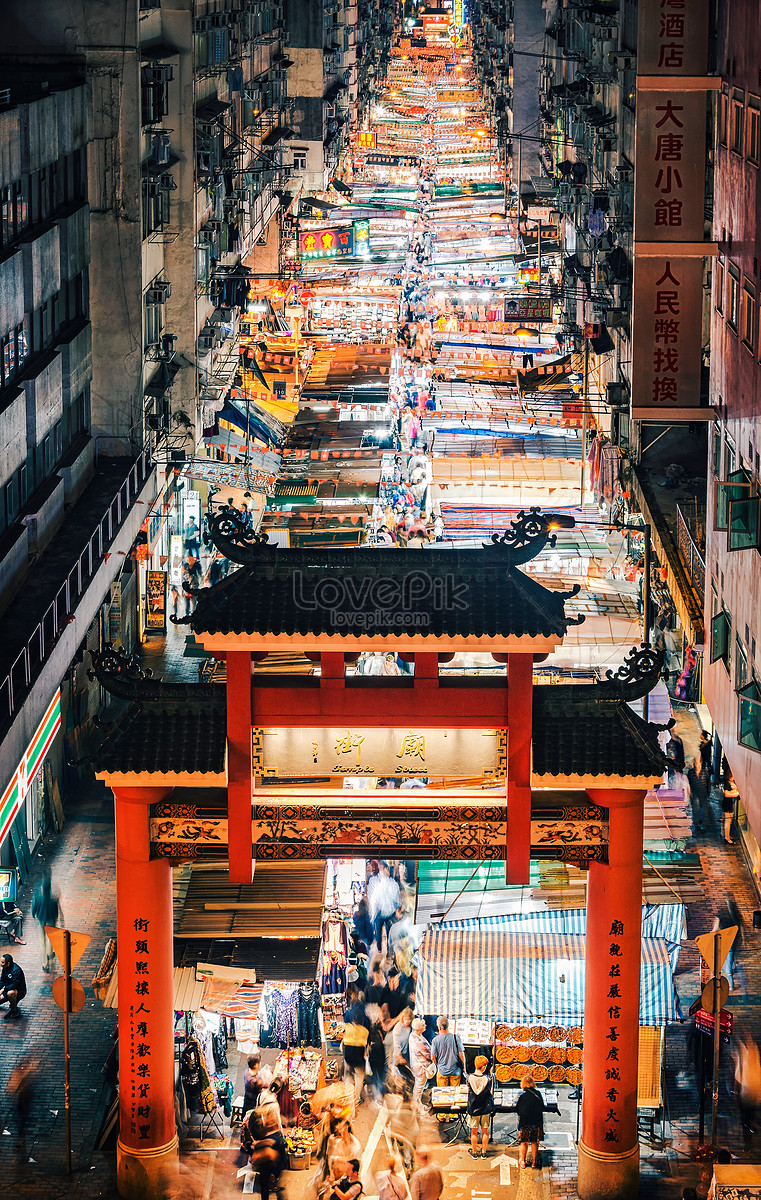 香港廟街夜景圖片素材-JPG圖片尺寸3729 × 5884px-高清圖案500929427-zh.lovepik.com