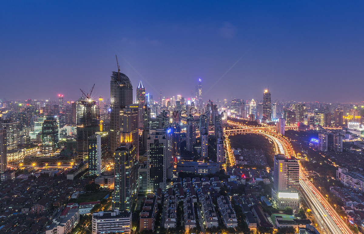 Shanghai City Night Scene Picture And HD Photos | Free Download On Lovepik