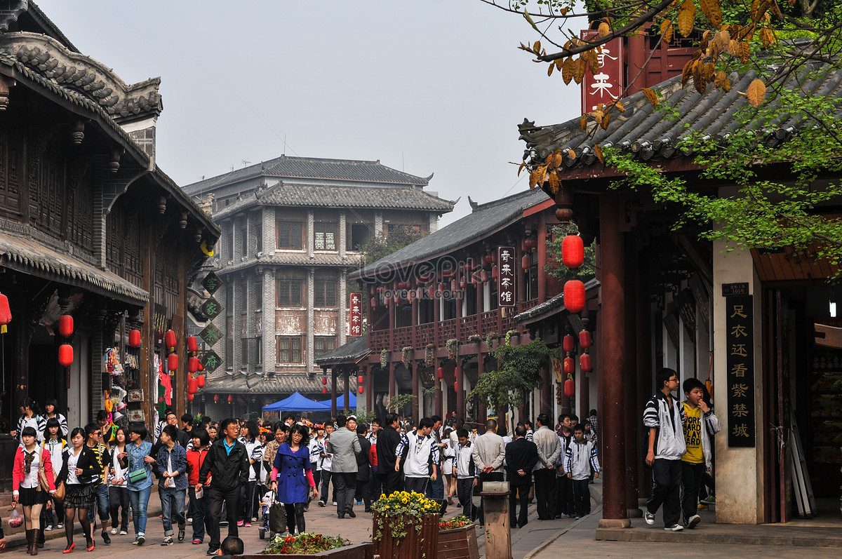 The Ancient Town Of Luodai Around Chengdu Picture And Hd Photos Free