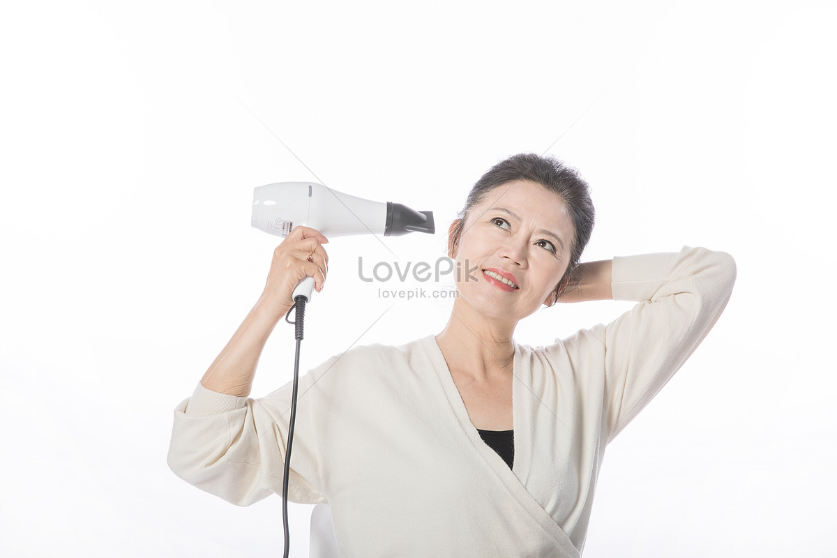 lovepik the elderly blow their hair picture 500961270