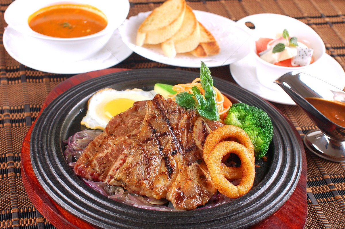 Honrane Steak Plate Food Grade Exquisite Western Restaurant No