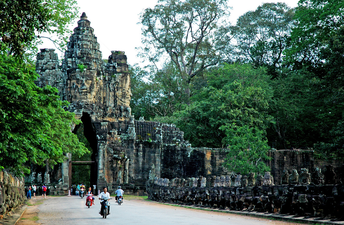 Angkor Thom Tongwang City Siem Reap Cambodia Picture And HD Photos ...