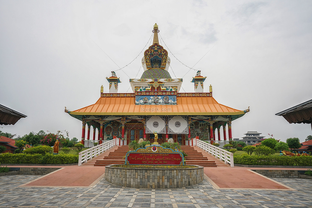 Buddhist Temples In Lumbini Nepal Picture And Hd Photos Free Download On Lovepik