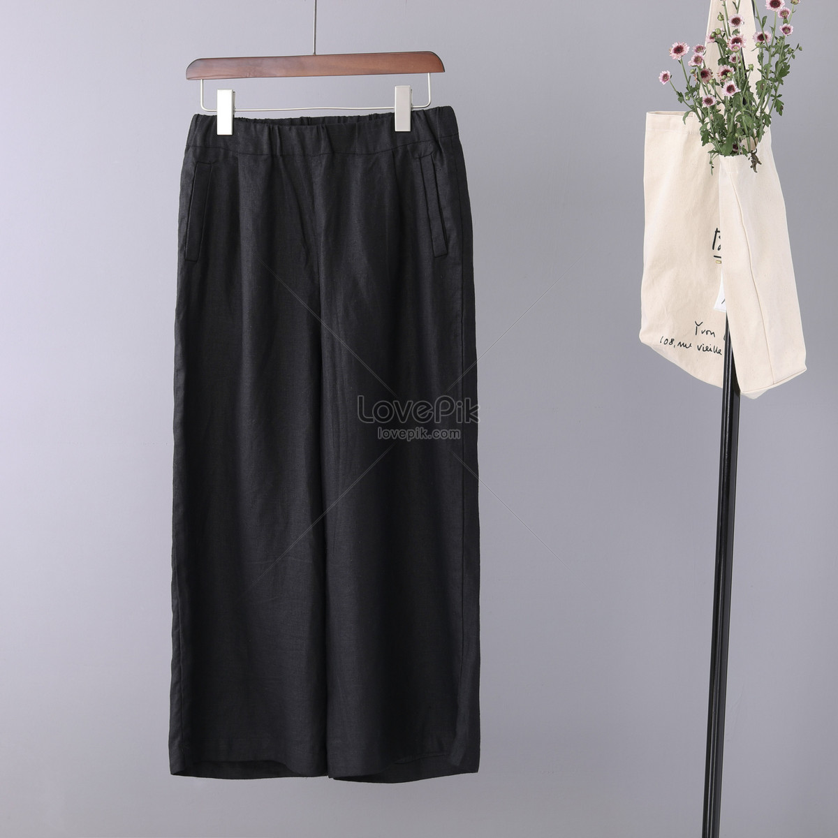 Cotton And Hemp Trousers Seven Trousers Picture And HD Photos | Free ...