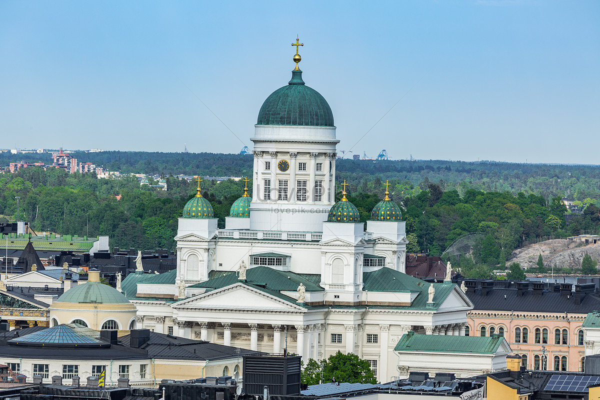 Кафедральная Площадь В Финляндии Фото