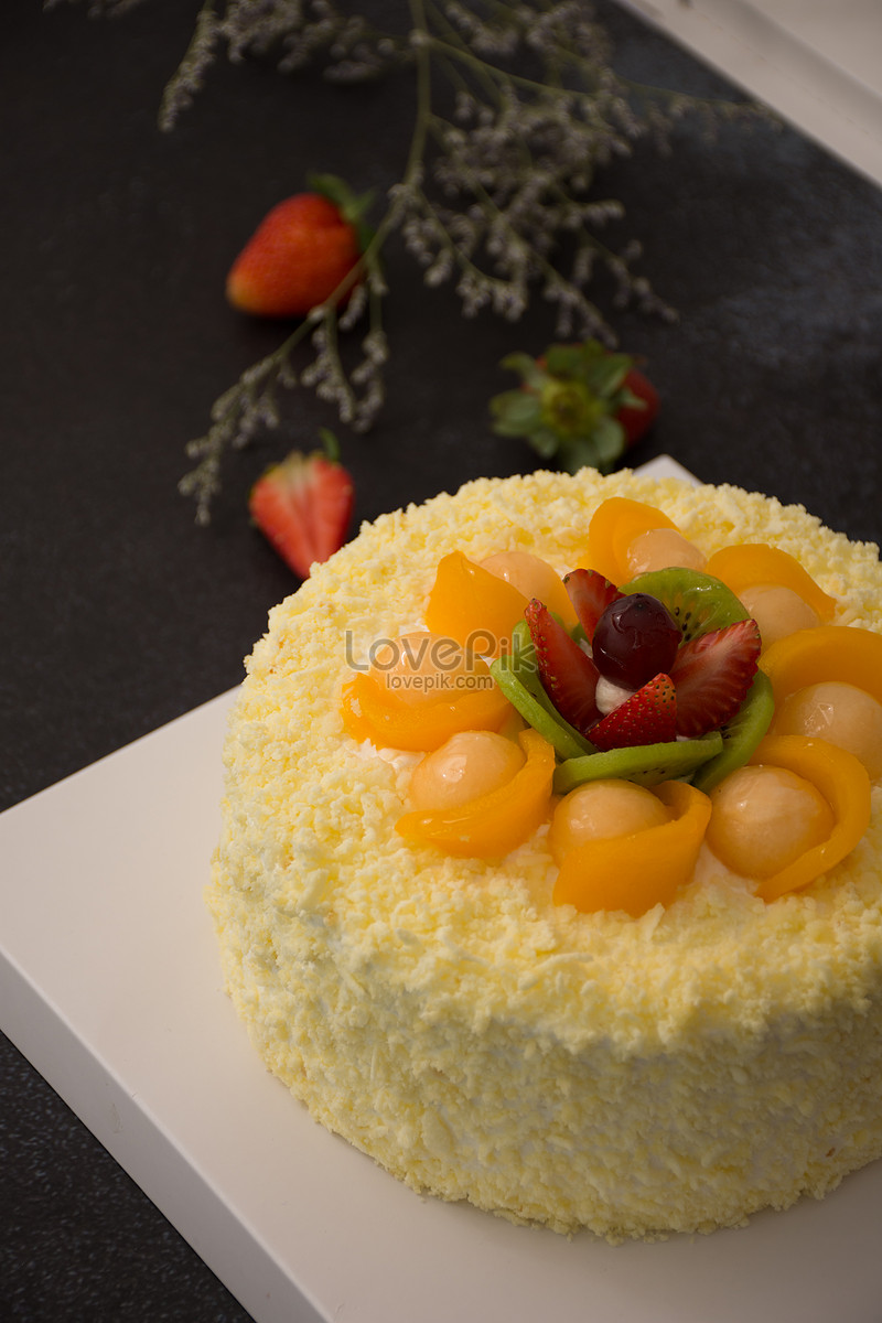 Fruit Cream Birthday Cake Picture And HD Photos | Free Download On Lovepik