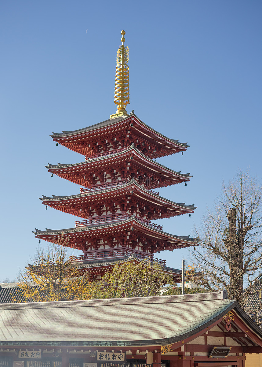 Храм Асакуса, Япония изображение_Фото номер 501044523_JPG Формат  изображения_ru.lovepik.com