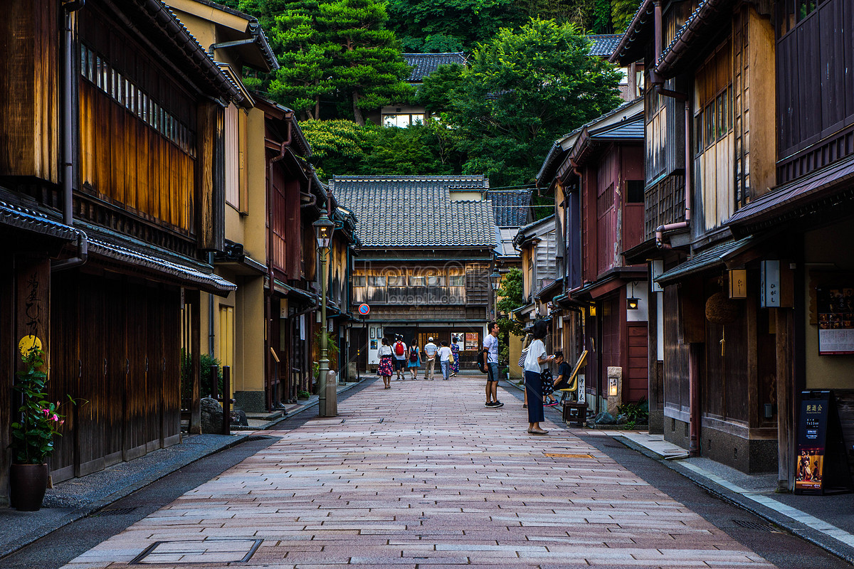 Kanazawa East Tea House Street, Япония изображение_Фото номер 500998777_JPG  Формат изображения_ru.lovepik.com