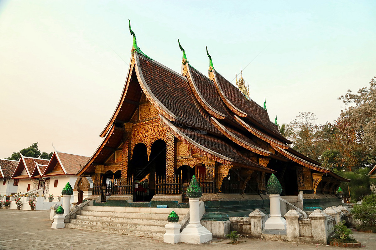 Laos Temple In Luang Prabang Picture And HD Photos | Free Download On ...