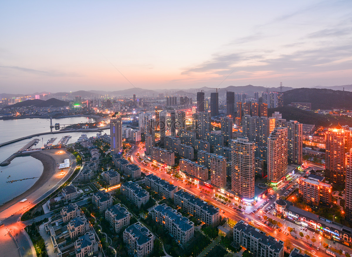 Night View Of Modern City Dalian Picture And HD Photos | Free Download ...