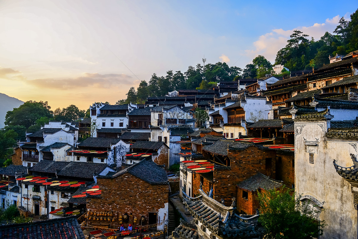 Sun Autumn Village, Wuyuan Ling Ling, Shangrao, Jiangxi Picture And HD ...