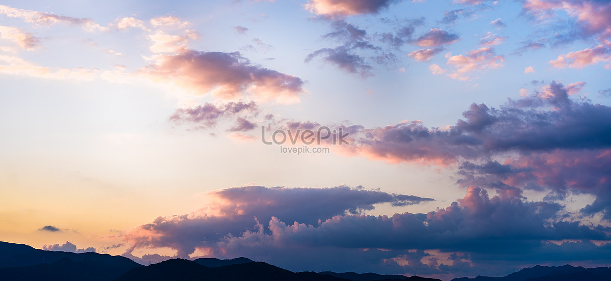 Aesthetic Blue Sky Background Picture And HD Photos | Free Download On  Lovepik