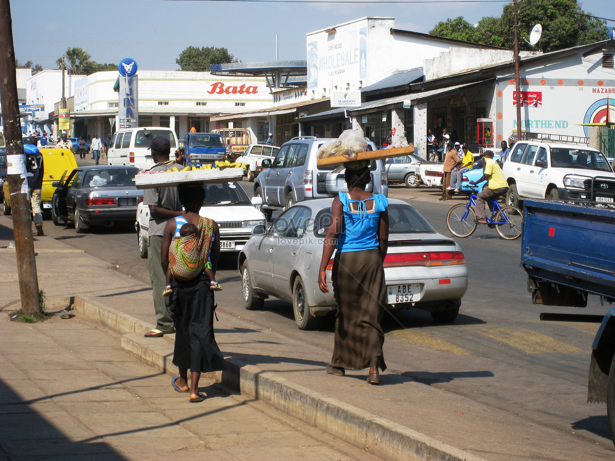 Vista De La Calle Lusaka En La Capital De Zambia Foto | Descarga ...