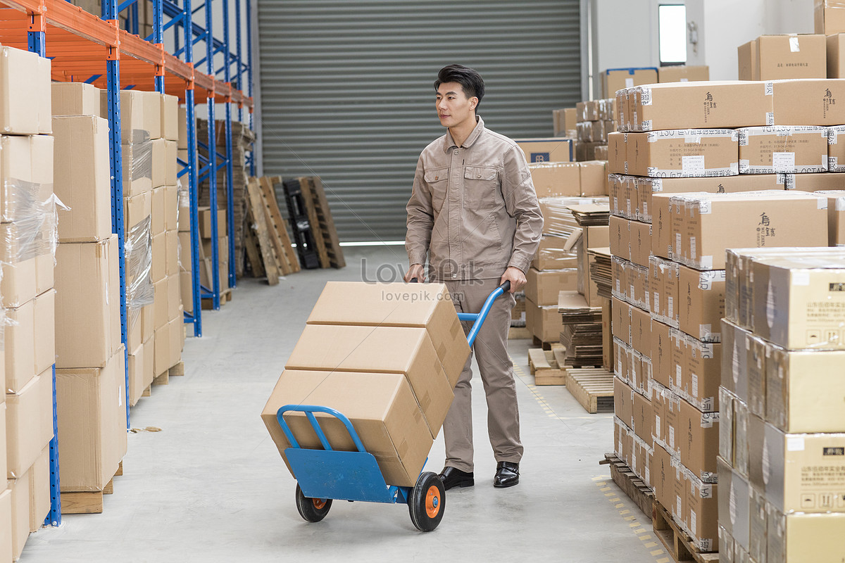 warehouse-keeper-carts-boxes-picture-and-hd-photos-free-download-on