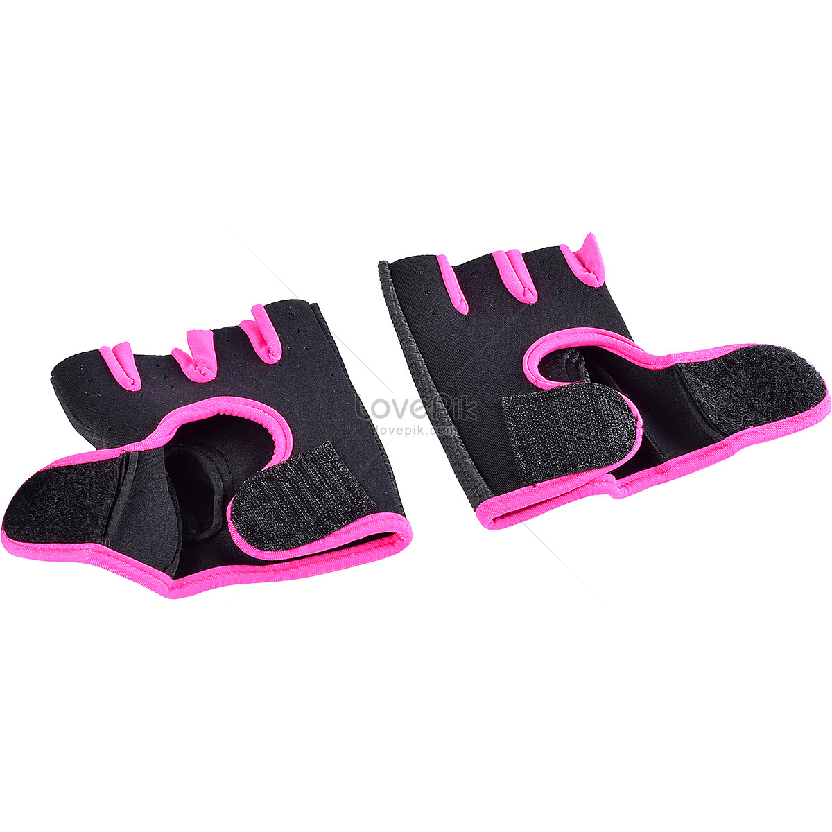 White Background Of Pink Sport Gloves Picture And HD Photos | Free ...