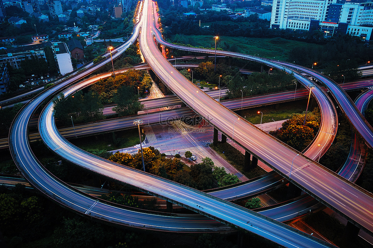 Chengdu Urban Viaduct Picture And HD Photos | Free Download On Lovepik