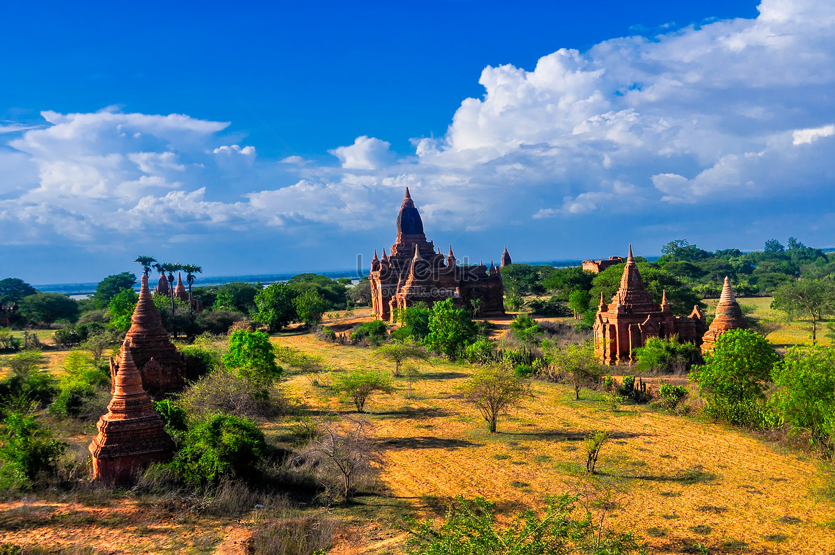 Bagan Stupa View 사진 무료 다운로드 - Lovepik