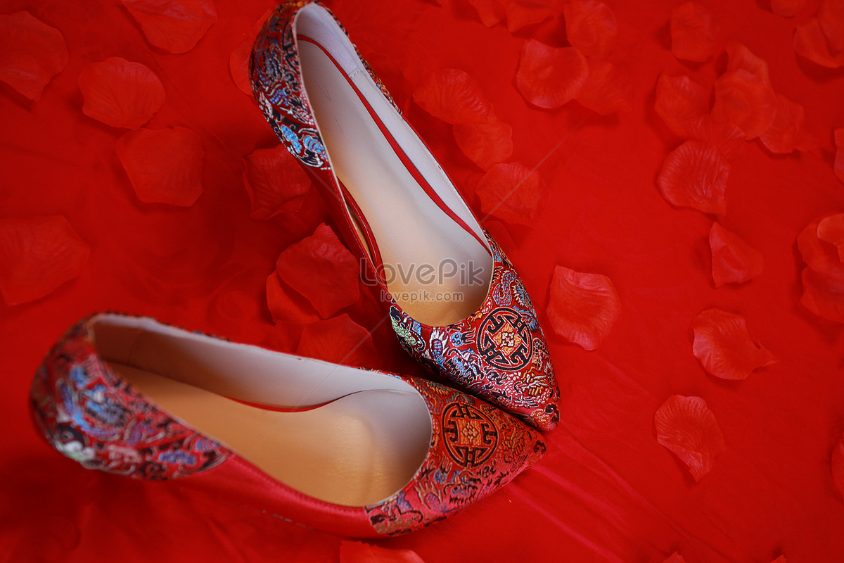 Chinese wedding Shoes, Chinese Bridal Heels, Tea Ceremony Heels – Beth and  Brian Qipao