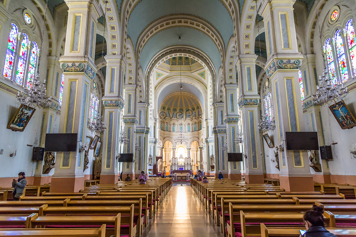 Interior Scene Of Xikai Church In Tianjin Picture And HD Photos | Free ...