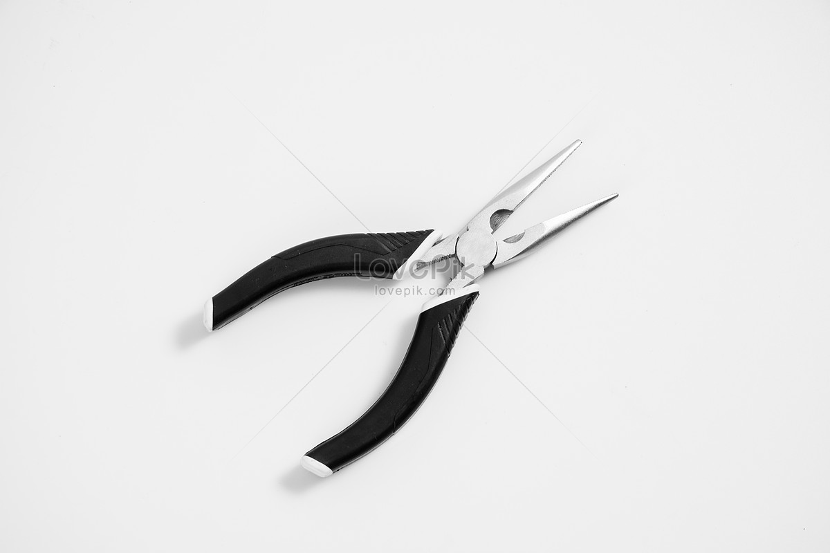 Premium Vector | Kids drawing cartoon vector illustration needle nose pliers  icon isolated on white background