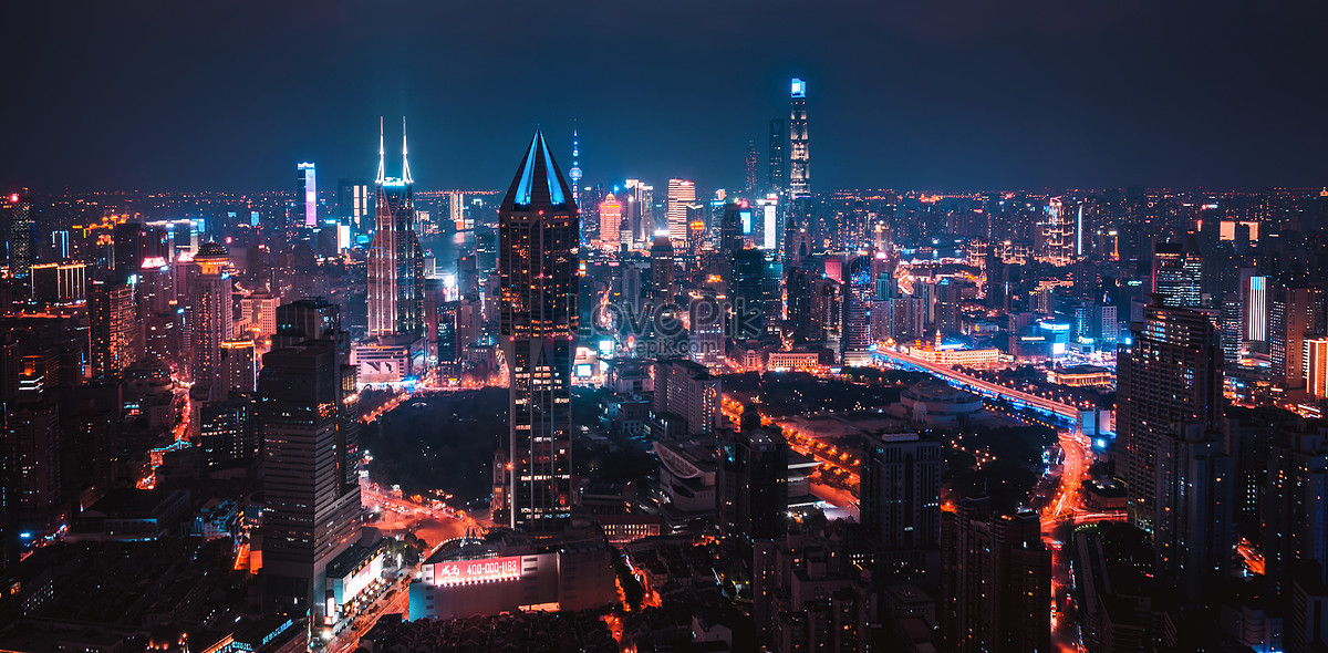 Shanghai Night View Picture And HD Photos | Free Download On Lovepik