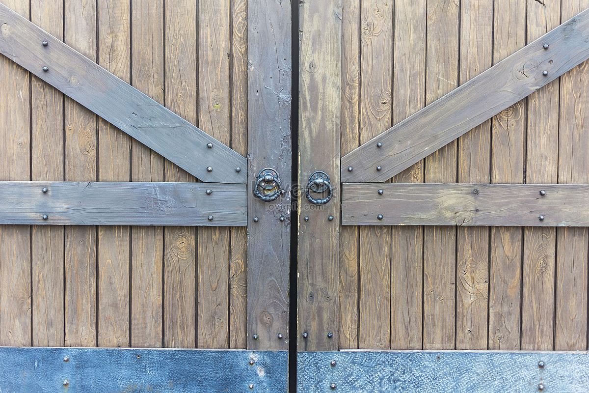 Vintage Wooden Gate Background Picture And HD Photos | Free Download On