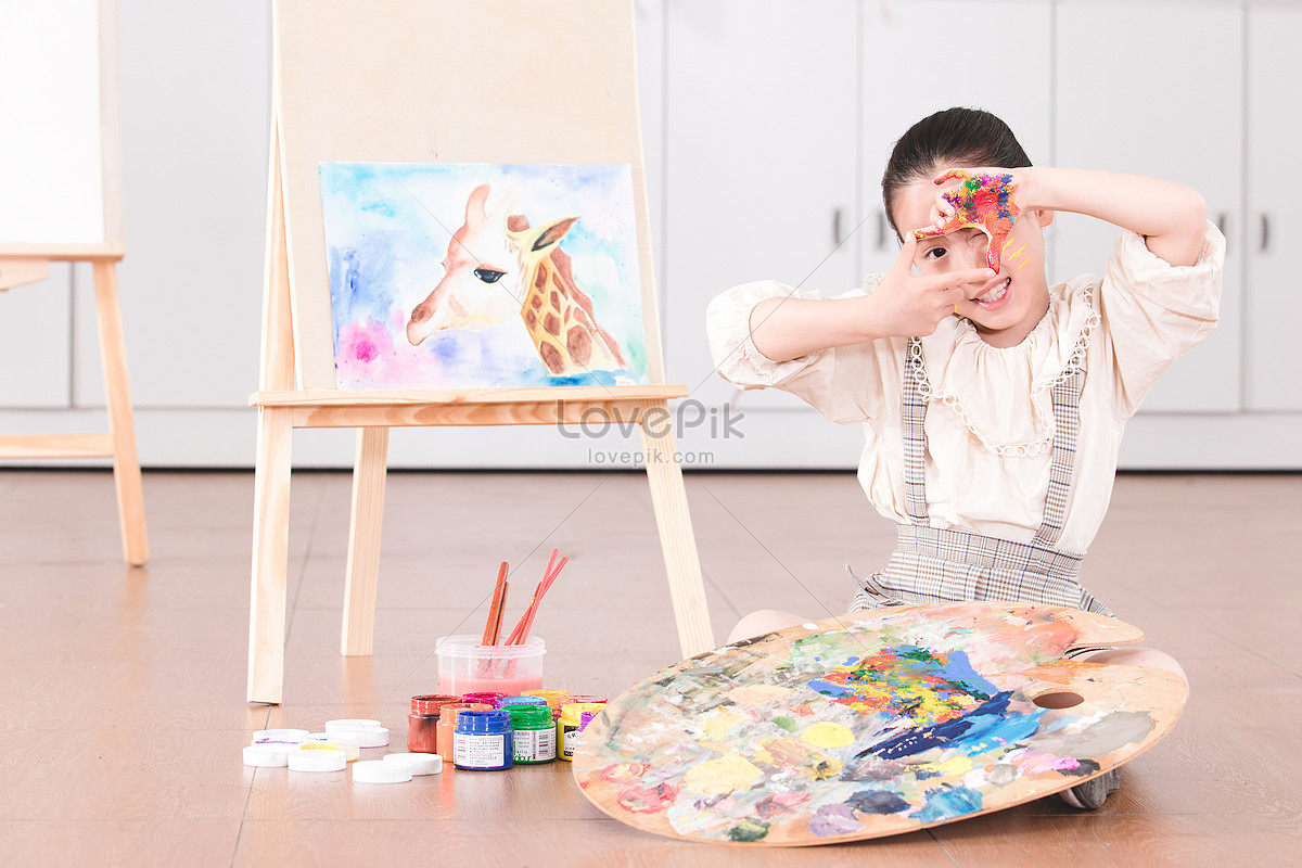 Child Painting Images, HD Pictures For Free Vectors Download - Lovepik.com