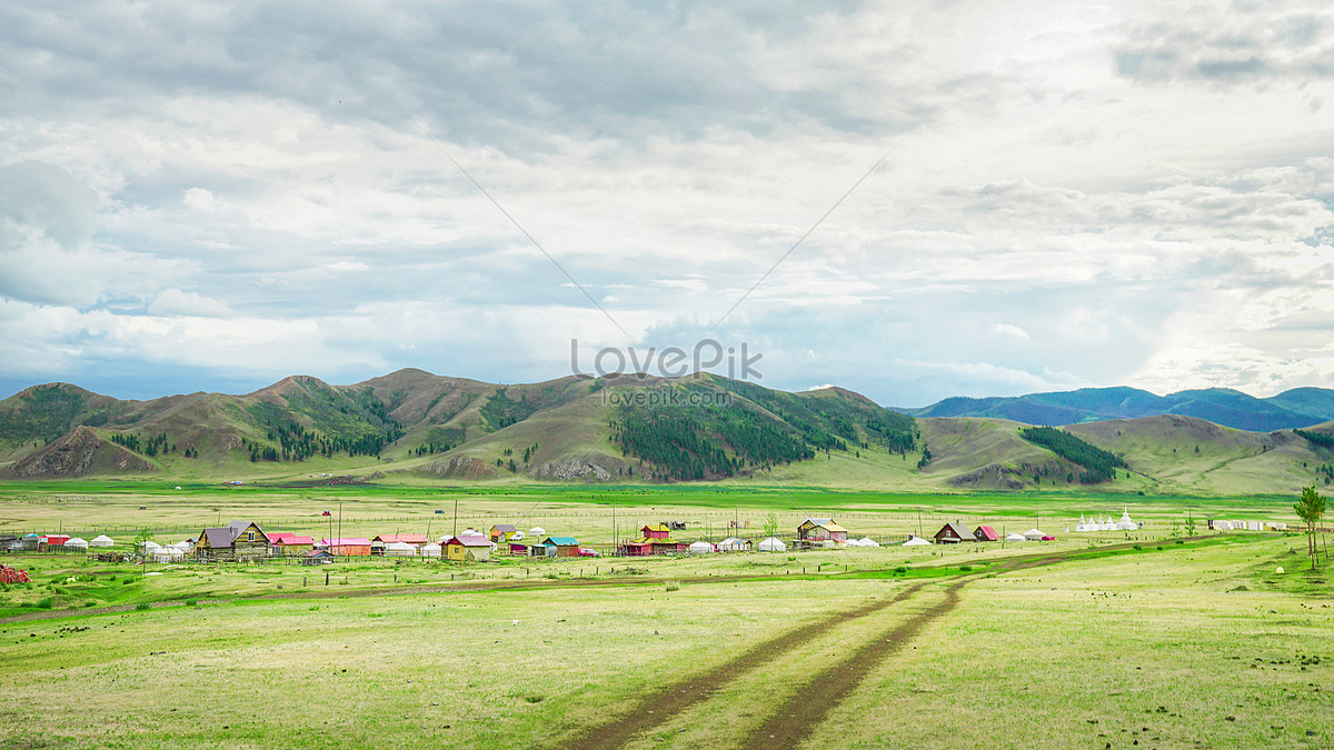 mongolische Steppe