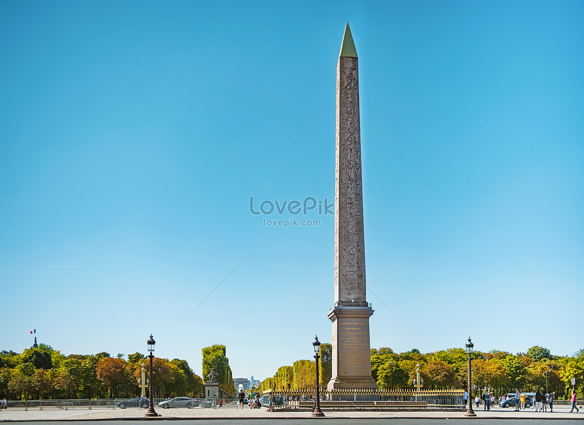 Obelisk Of Place De La Concorde, ปารีส, ฝรั่งเศส, HD ภาพถ่ายรี, ส ...