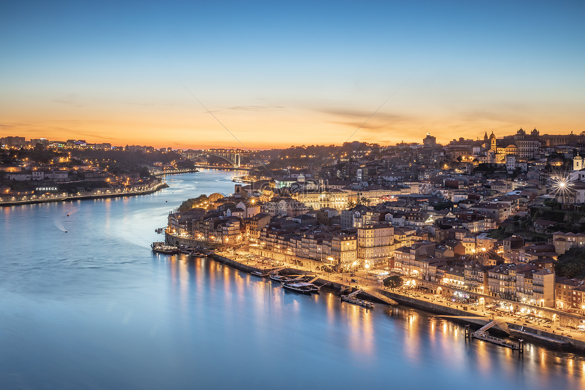 Porto City Night View Picture And HD Photos | Free Download On Lovepik