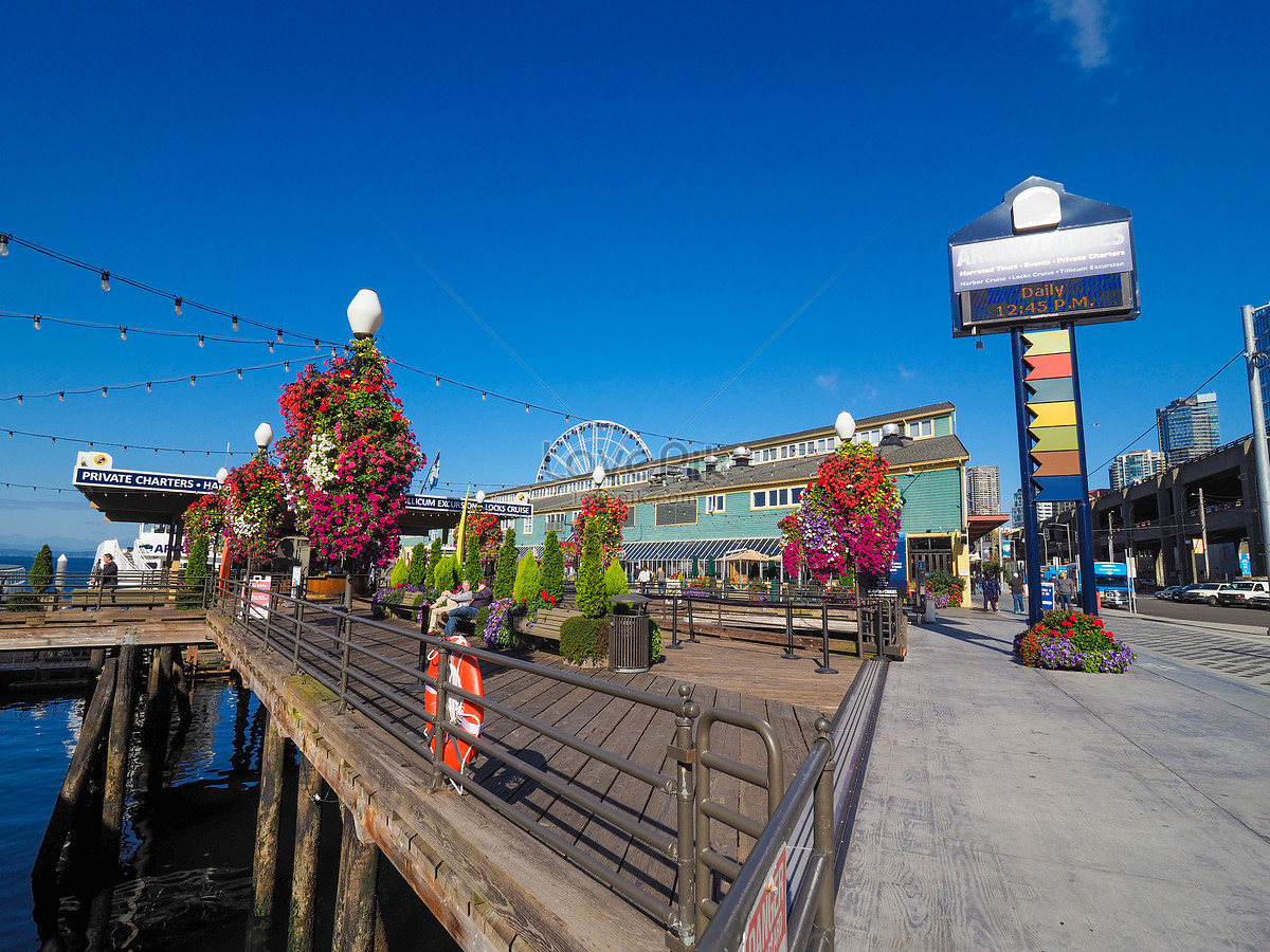 Seattle Fishermans Wharf Picture And HD Photos | Free Download On Lovepik