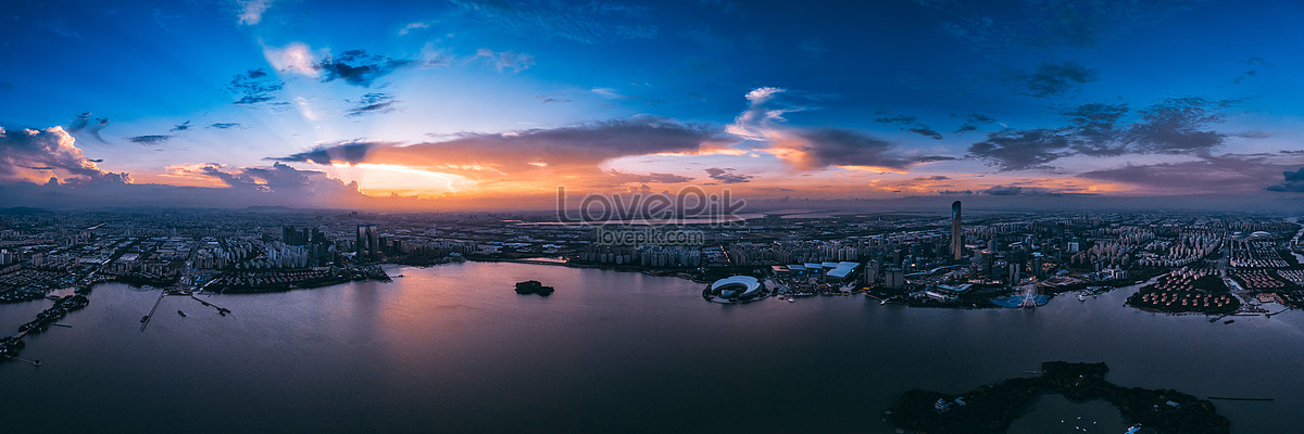 Suzhou Fired Cloud Jinji Lake Panorama Picture And Hd Photos Free