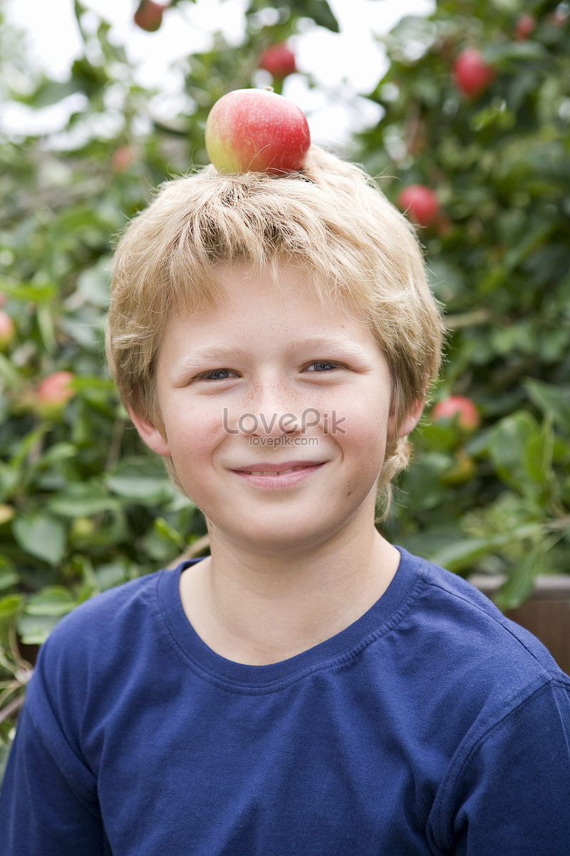 Apple Above The Head Picture And HD Photos | Free Download On Lovepik
