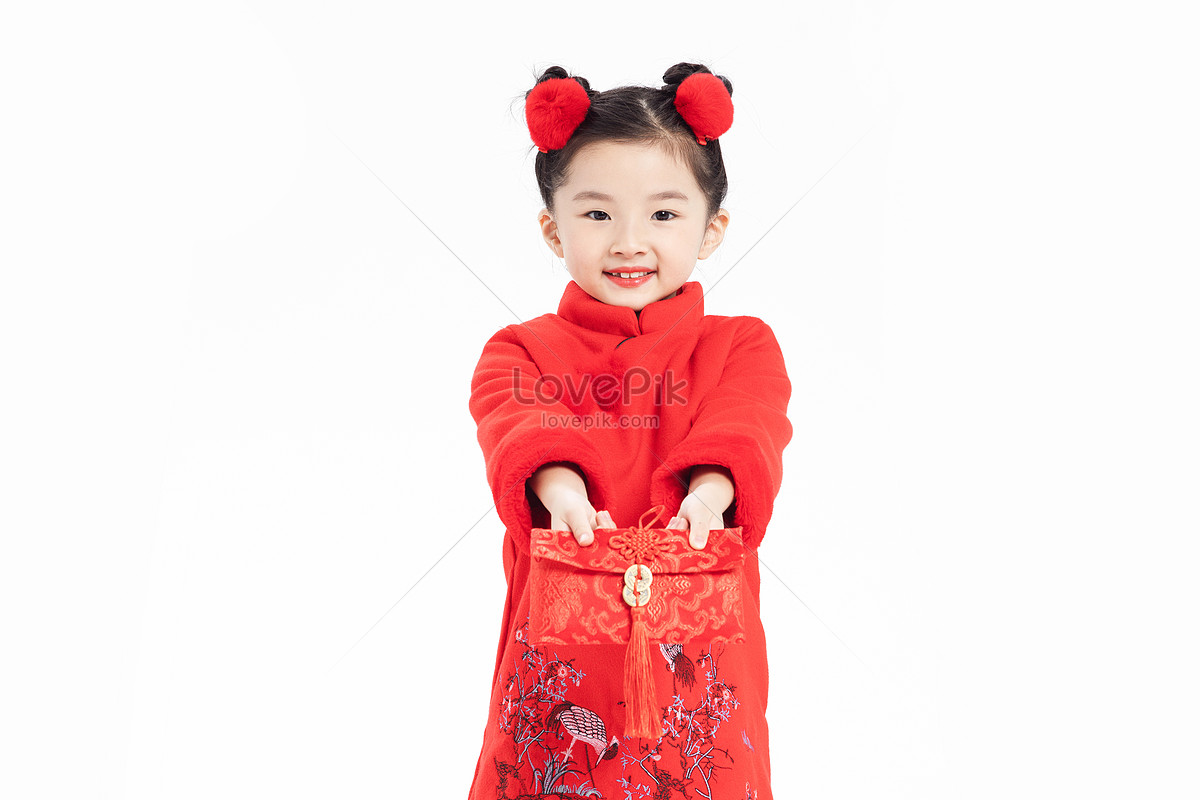 Chinese New Year Red Envelope Children Image Picture And HD Photos ...