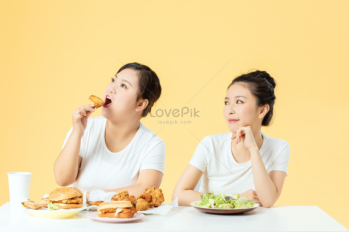 Fat Girls Fighting Over Food