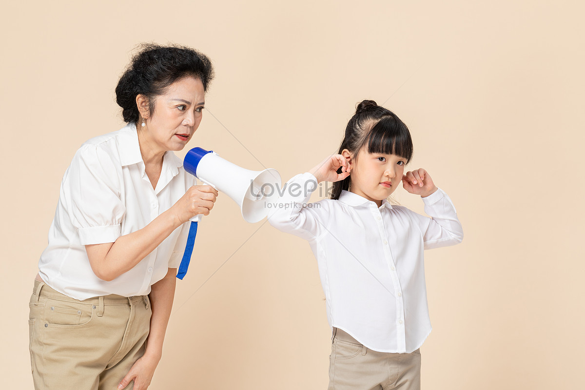 Grandma Yelling At Her Granddaughter Picture And HD Photos | Free ...