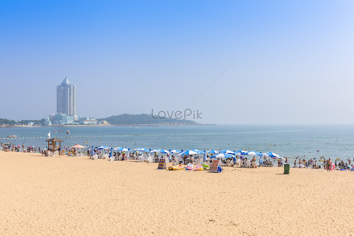 Qingdao First Beach Scenery Picture And HD Photos | Free Download On ...