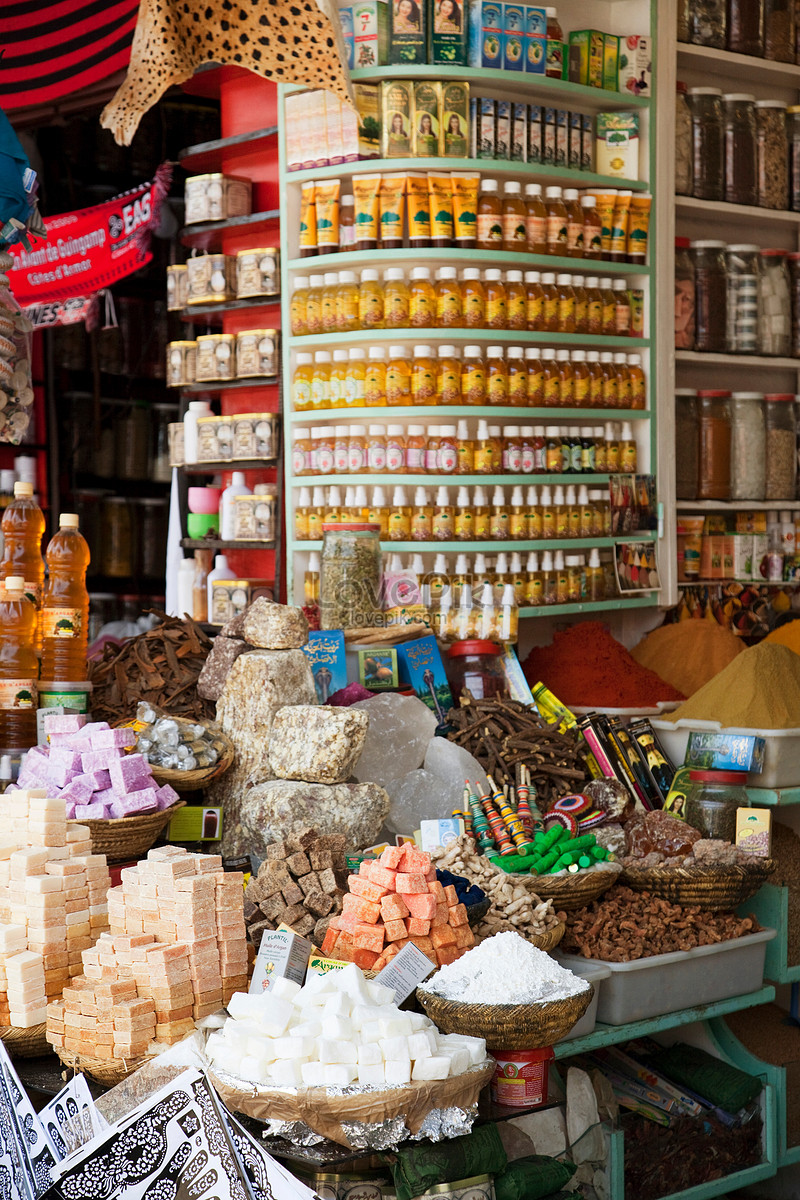 Специи и мыло для продажи в магазине Medina в Марракеше, Марокко  изображение_Фото номер 501451760_JPG Формат изображения_ru.lovepik.com