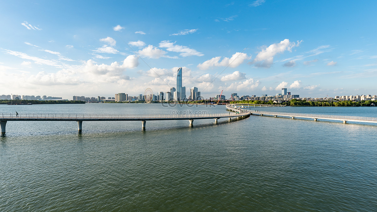 Suzhou Jinji Lake Herringbone Bridge Picture And Hd Photos Free