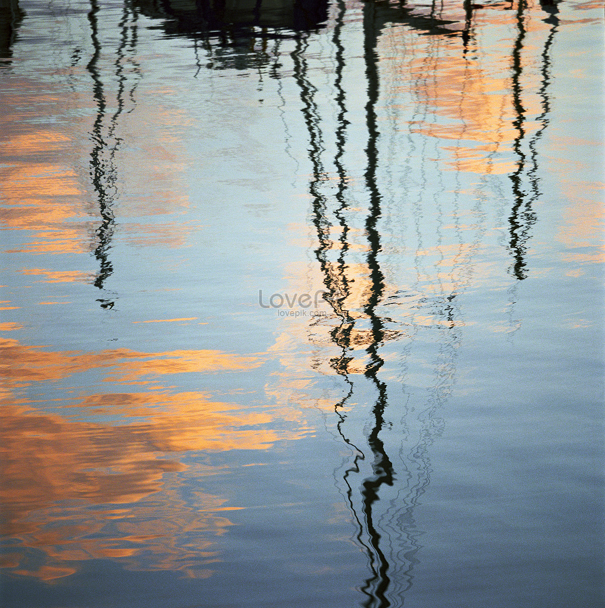 Water Surface Reflection Sunset Picture And HD Photos | Free Download ...
