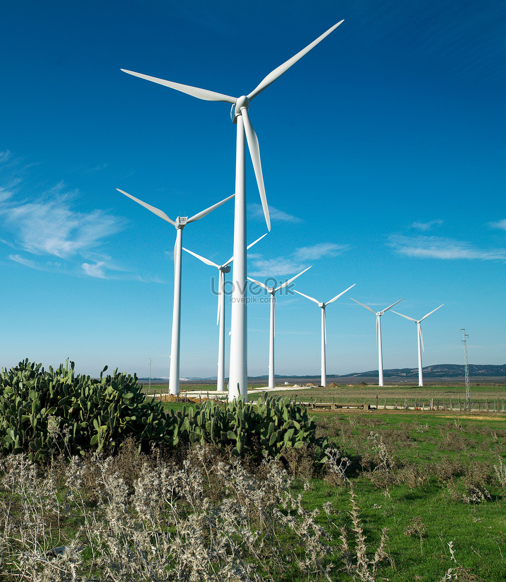 Wind Turbine Field Picture And Hd Photos Free Download On Lovepik 0908