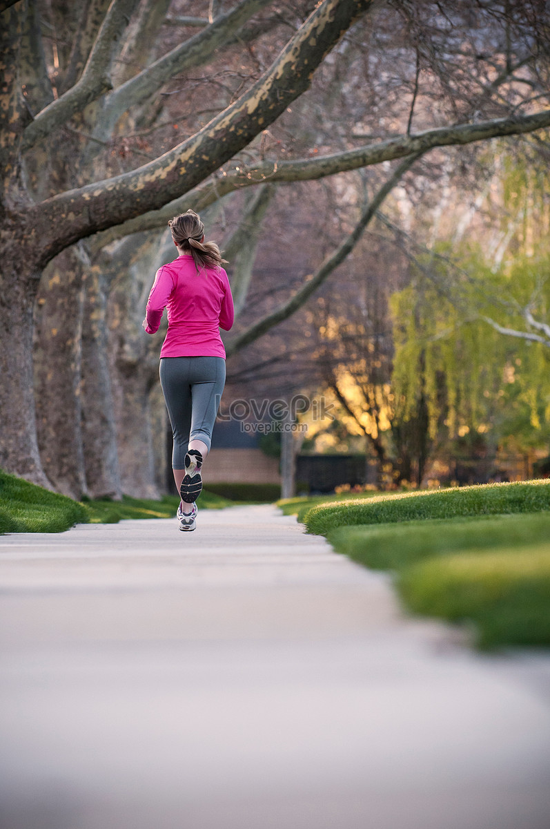 I run in the park