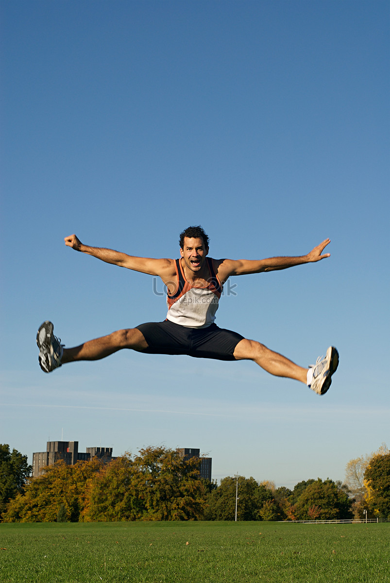 A Man Jumping Picture And HD Photos | Free Download On Lovepik