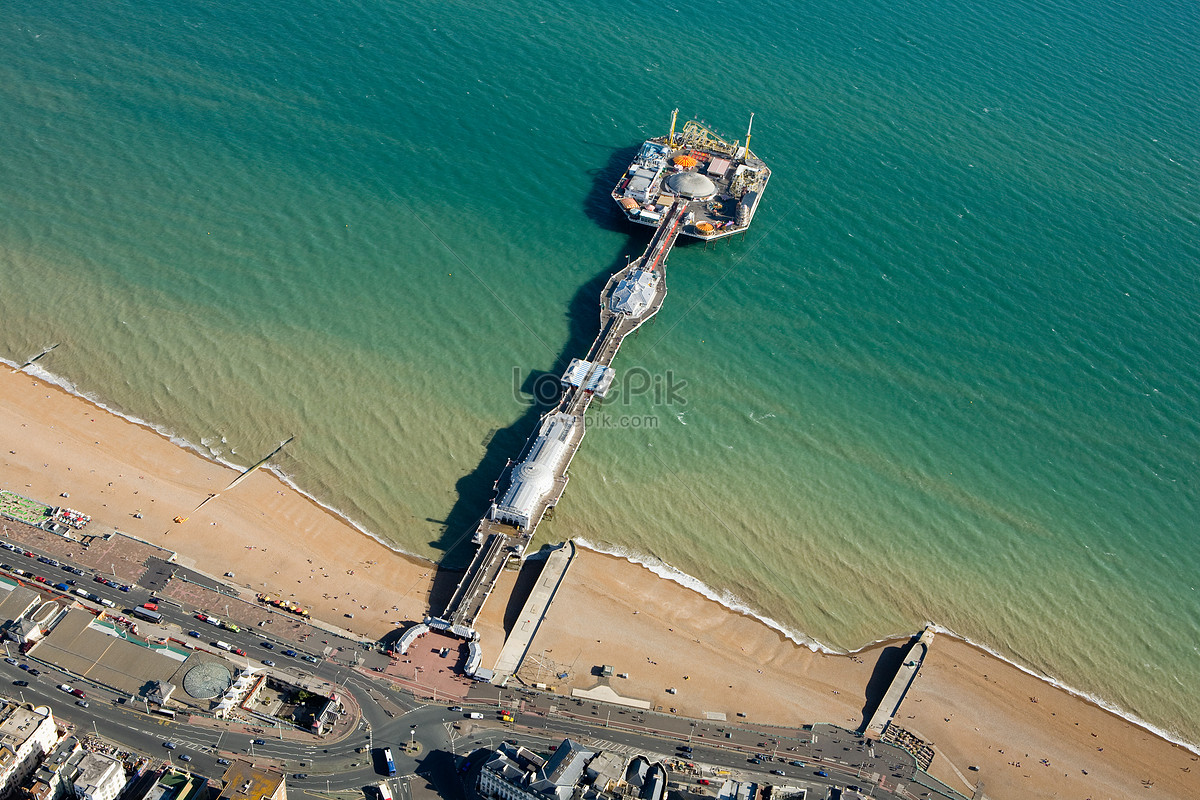 Aerial View Of Brighton Coast Picture And HD Photos | Free Download On ...