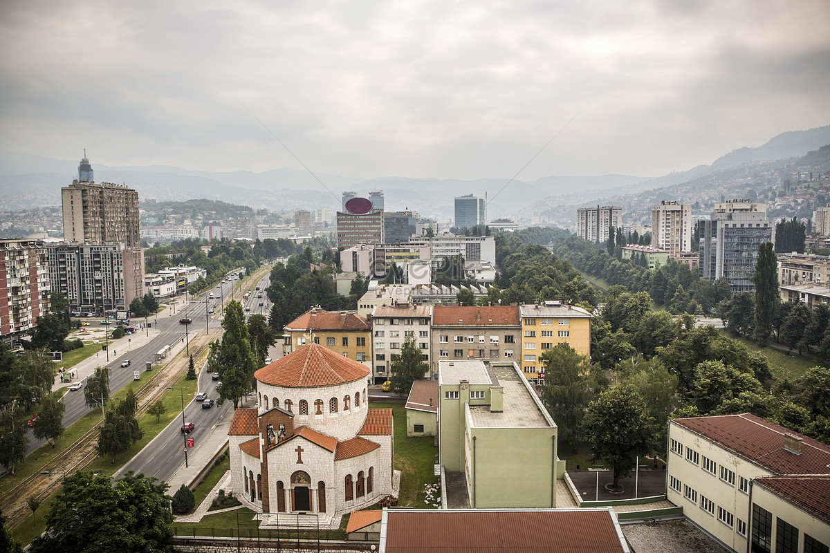 City Skyline Sarajevo Bosnia And Herzegovina Picture And HD Photos ...