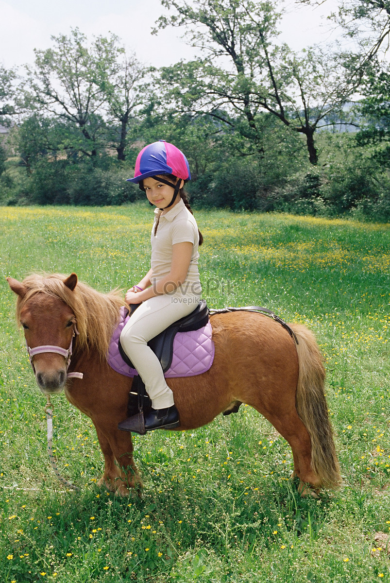 Girl Riding A Pony Picture And HD Photos | Free Download On Lovepik