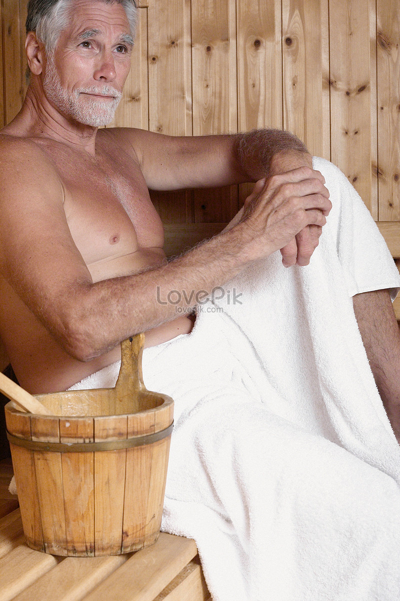 Man Relaxing In Sauna Picture And HD Photos | Free Download On Lovepik