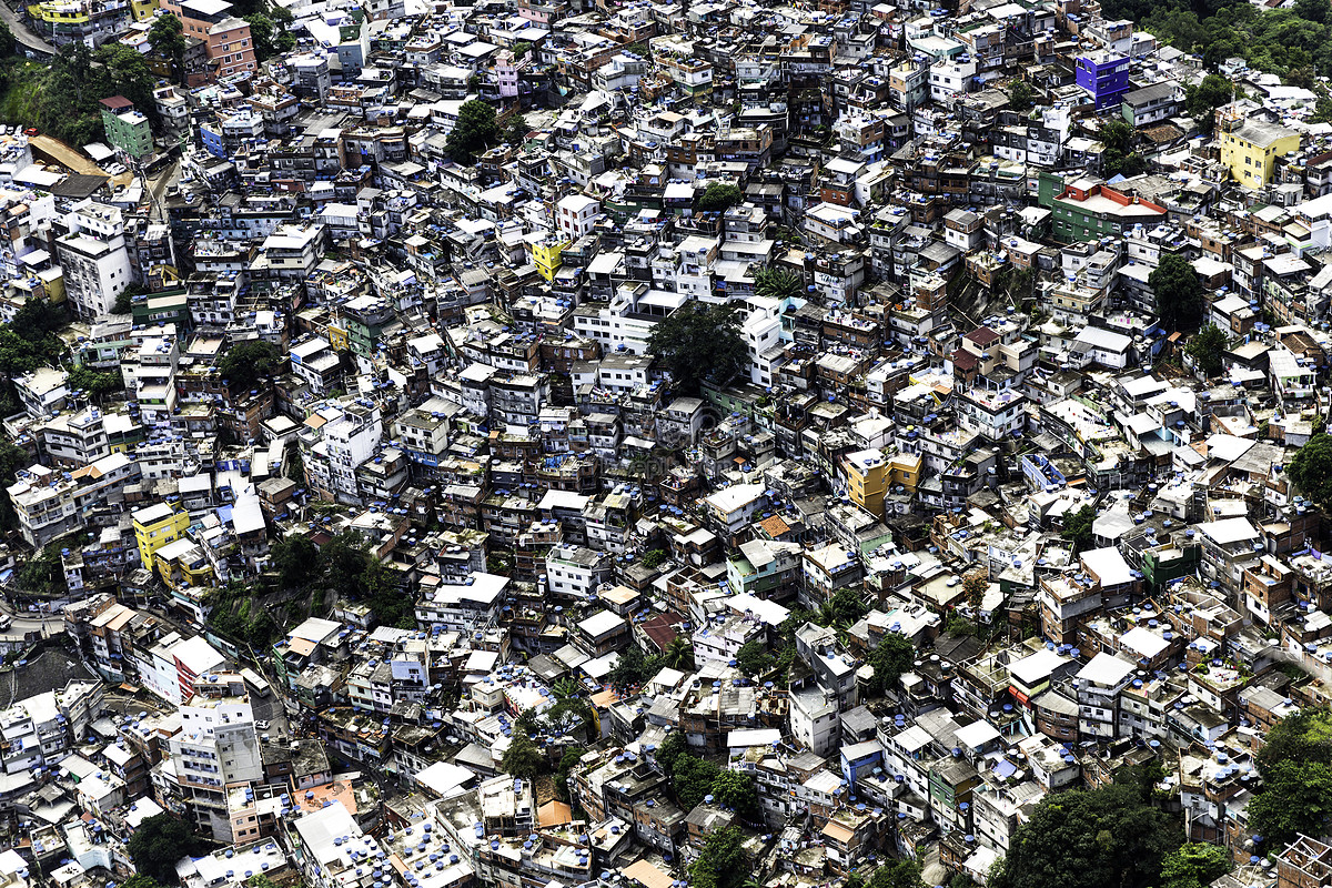 Rocinha From Pedra Dois Irmaos In Rio De Janeiro, Brazil Picture And HD ...